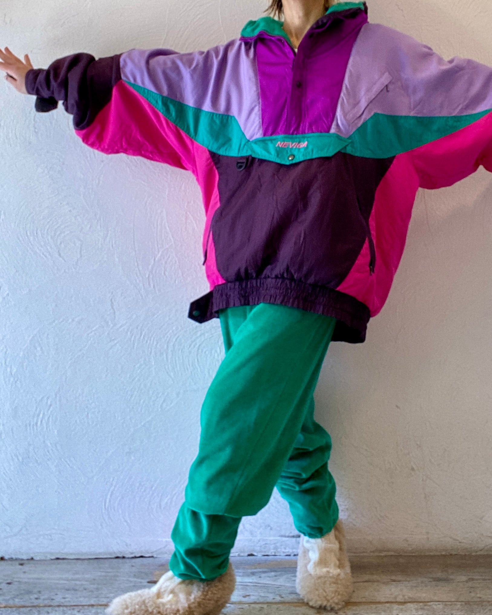 padding switching pullover