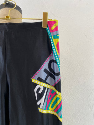 tape pattern leggings