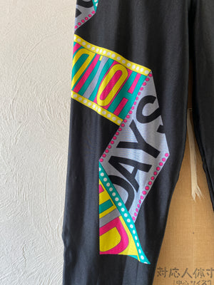 tape pattern leggings