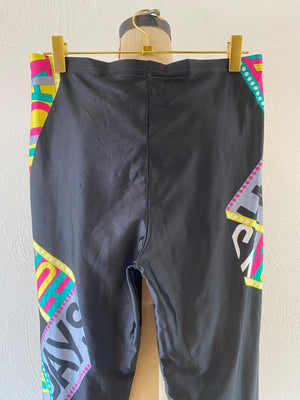 tape pattern leggings
