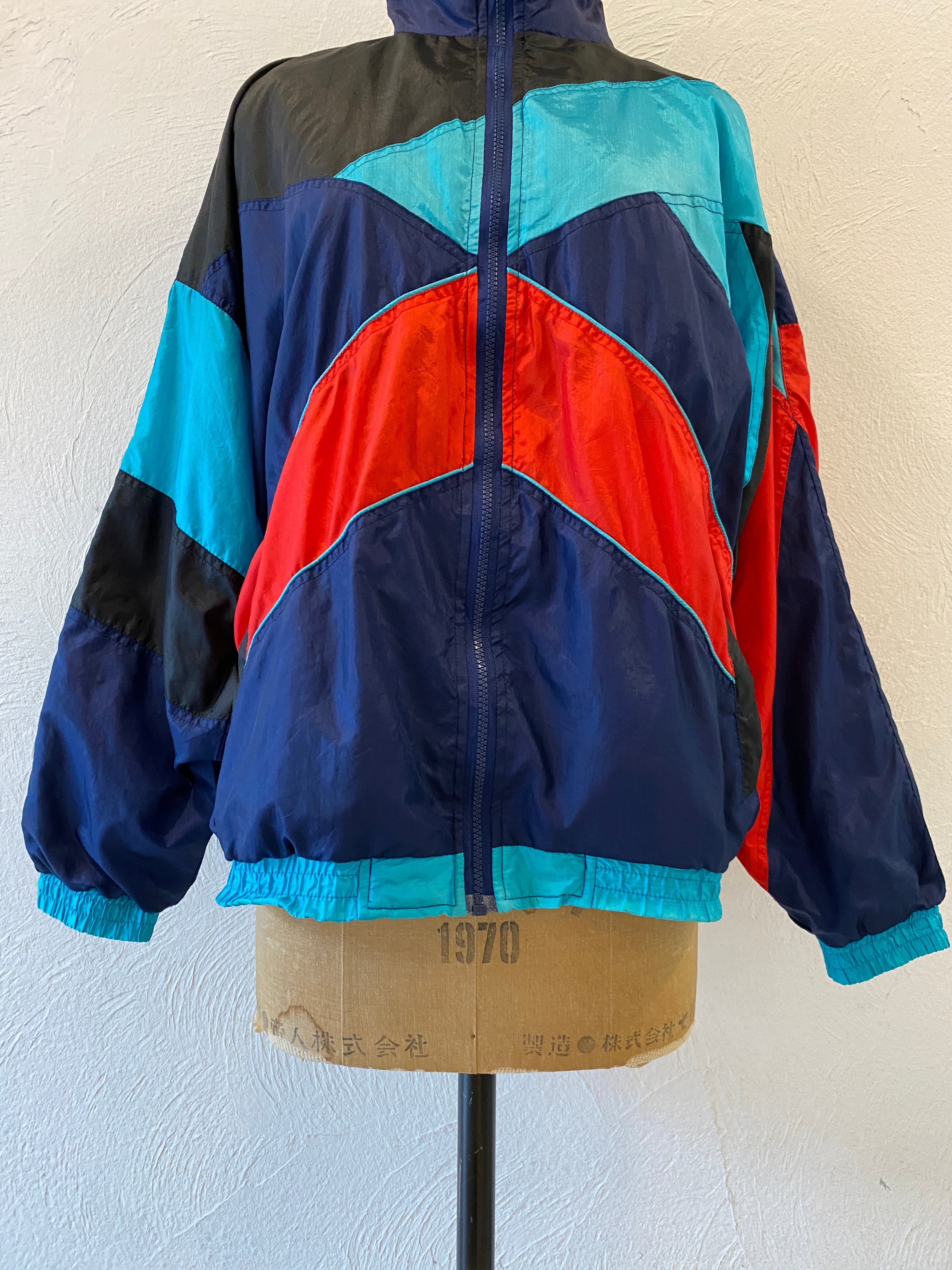 nylon swiching blouson
