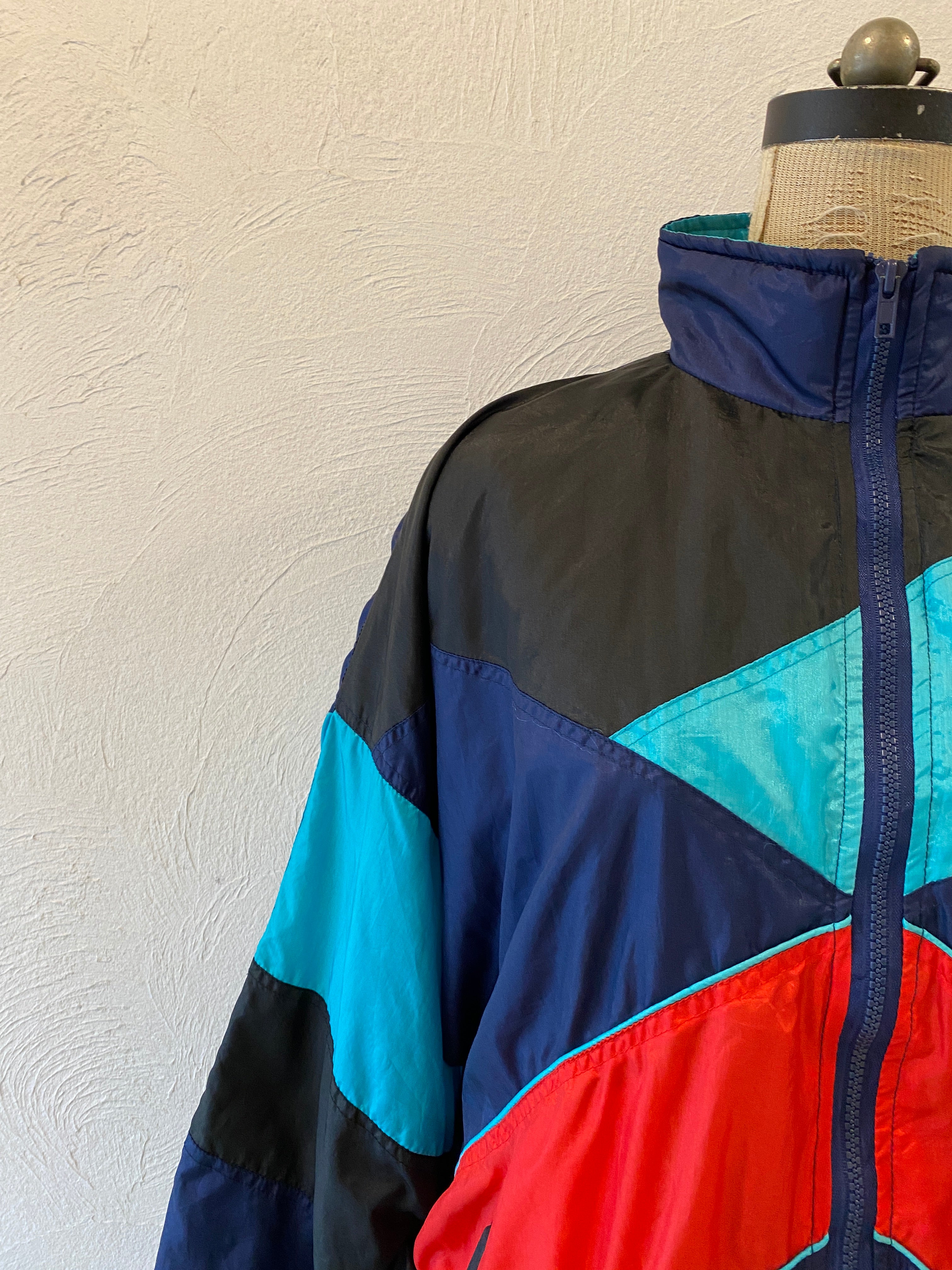 nylon swiching blouson