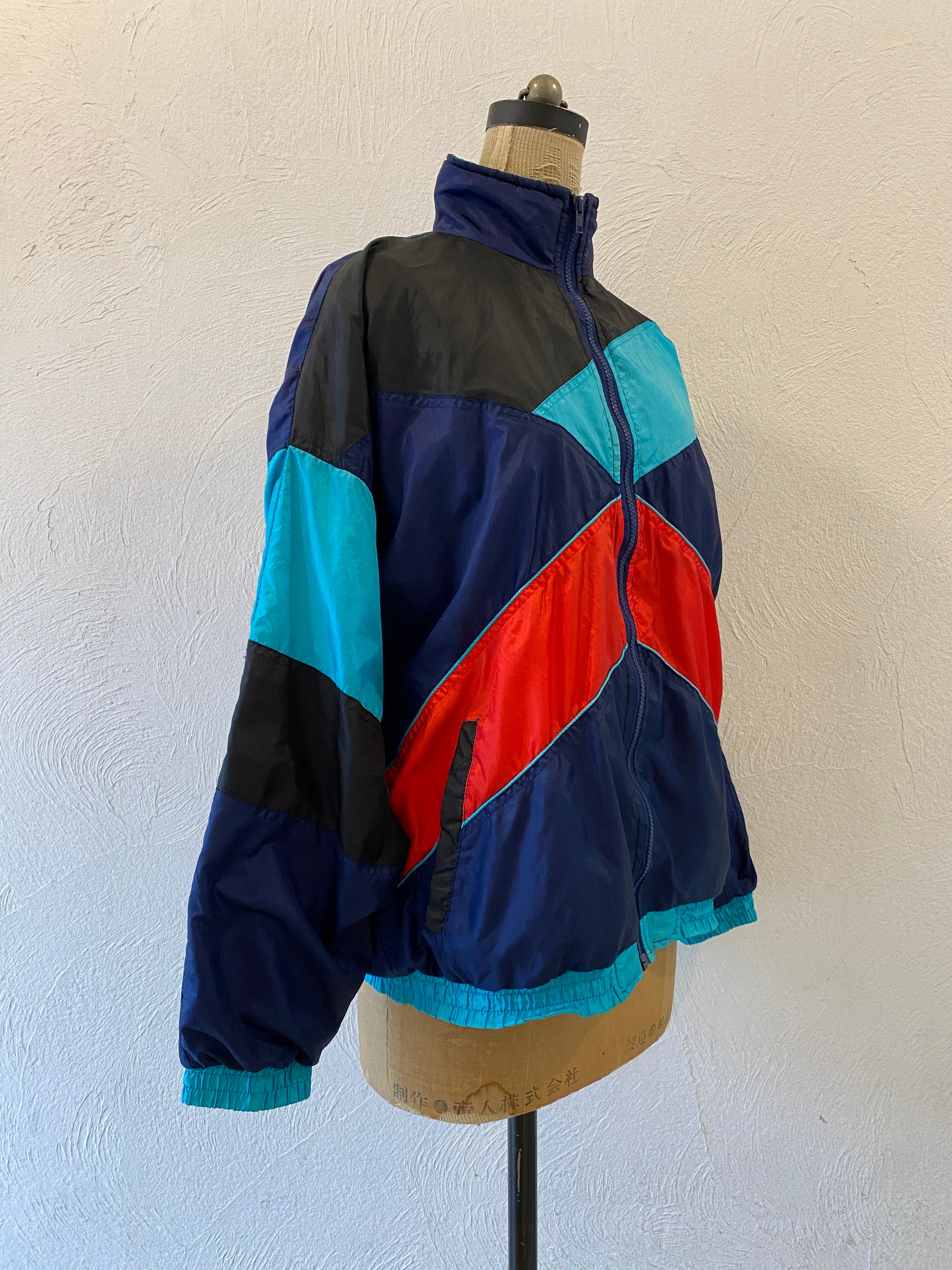 nylon swiching blouson