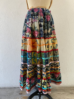 cotton swiching skirt