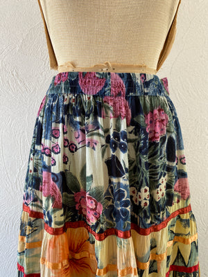 cotton swiching skirt