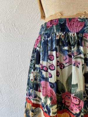 cotton swiching skirt