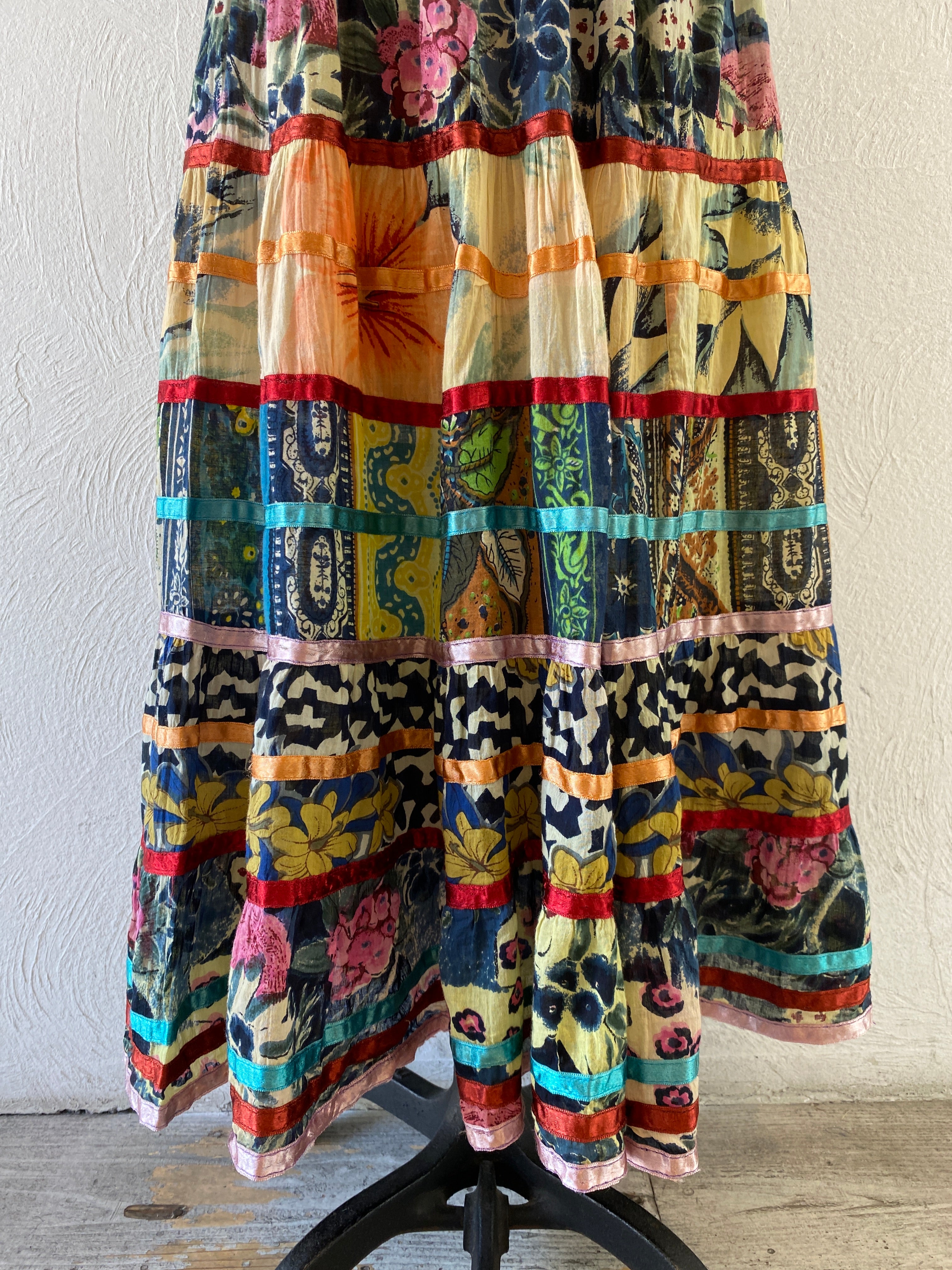 cotton swiching skirt