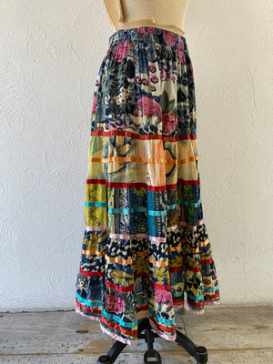 cotton swiching skirt