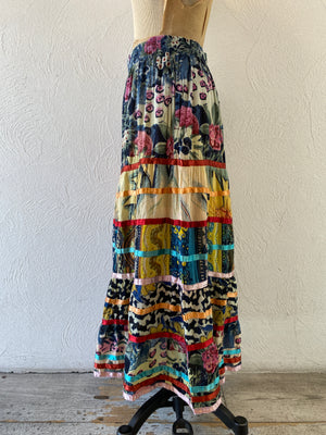 cotton swiching skirt