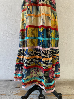 cotton swiching skirt