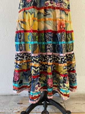 cotton swiching skirt