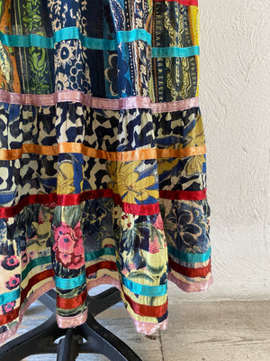 cotton swiching skirt