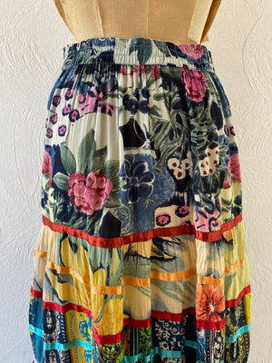 cotton swiching skirt