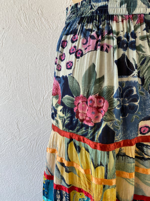 cotton swiching skirt