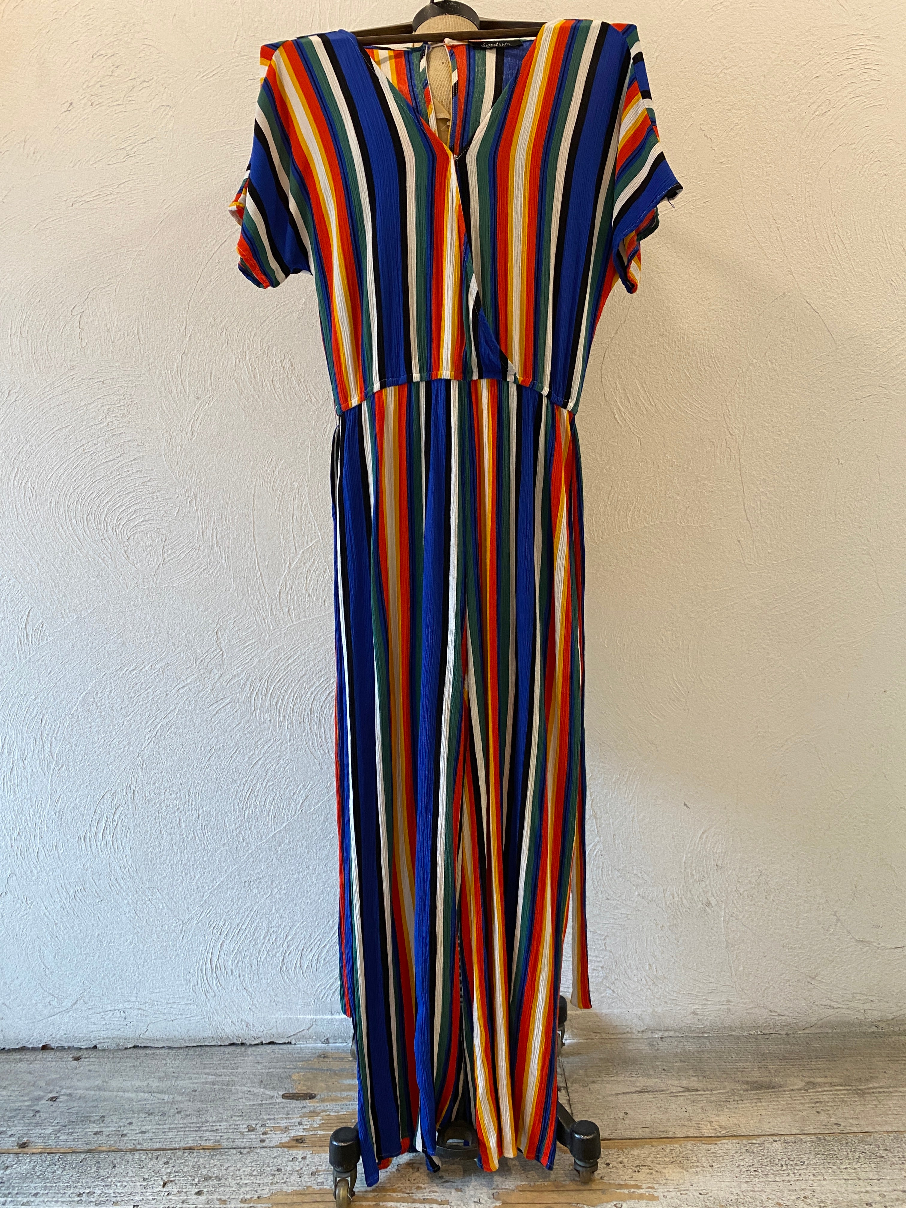 mulch stripe jumpsuit