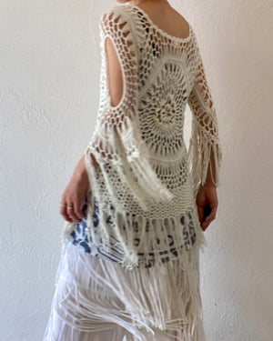 fringe knitting tops