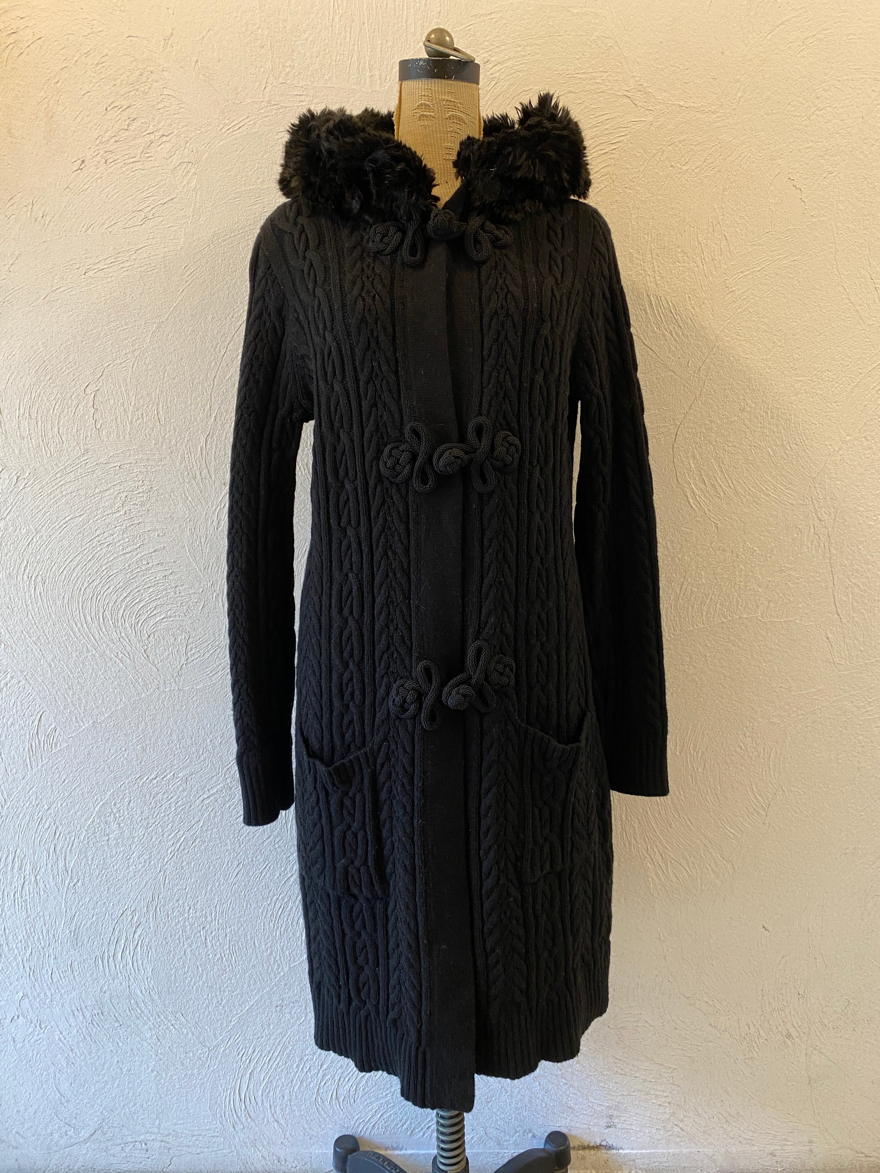 china long knit cardigan