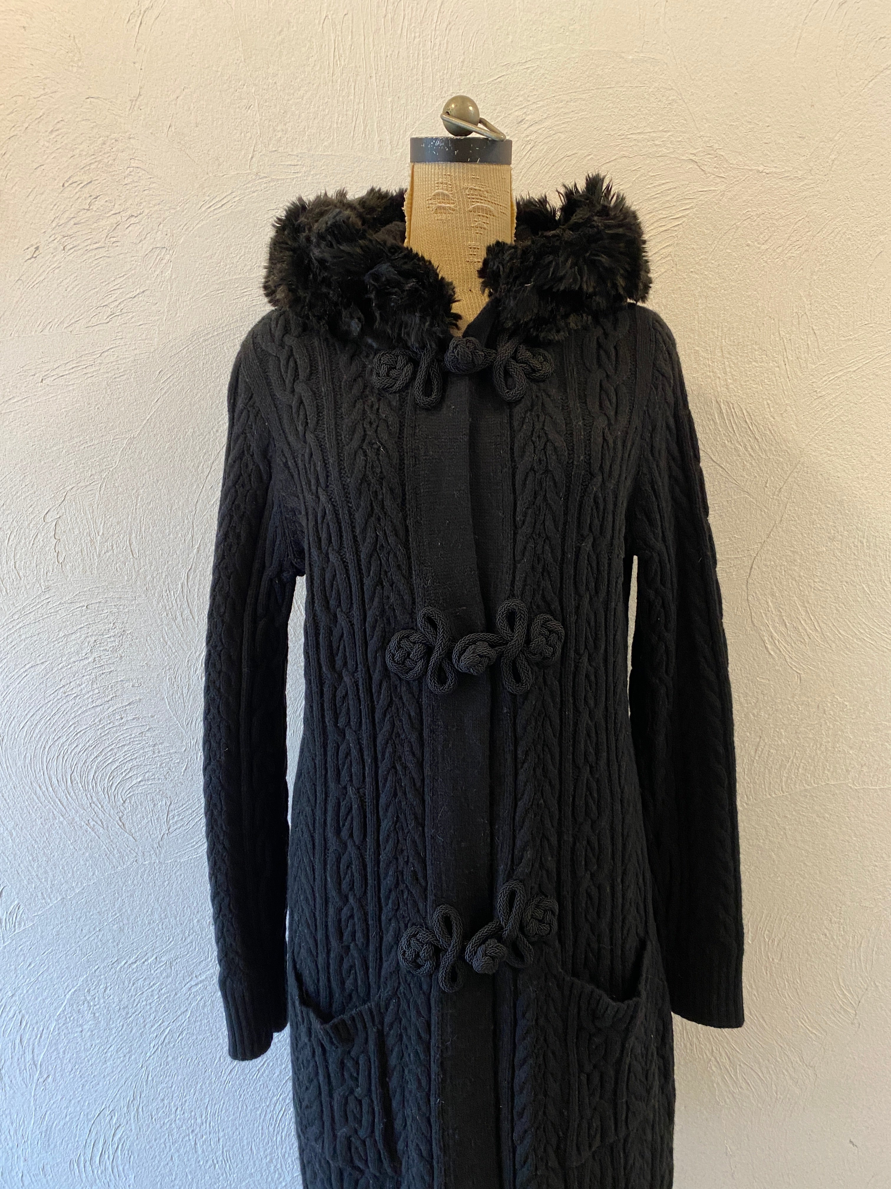 china long knit cardigan