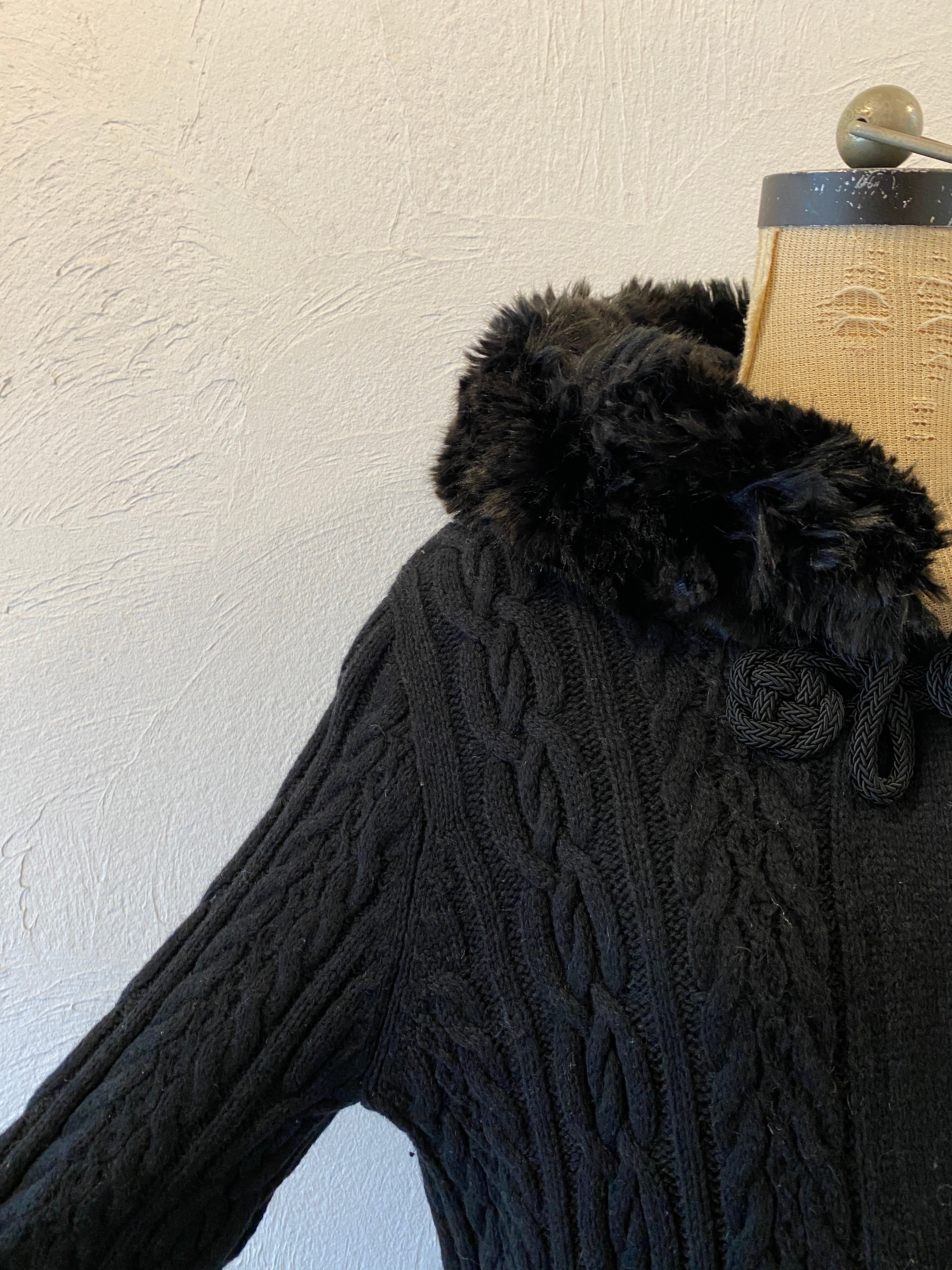 china long knit cardigan