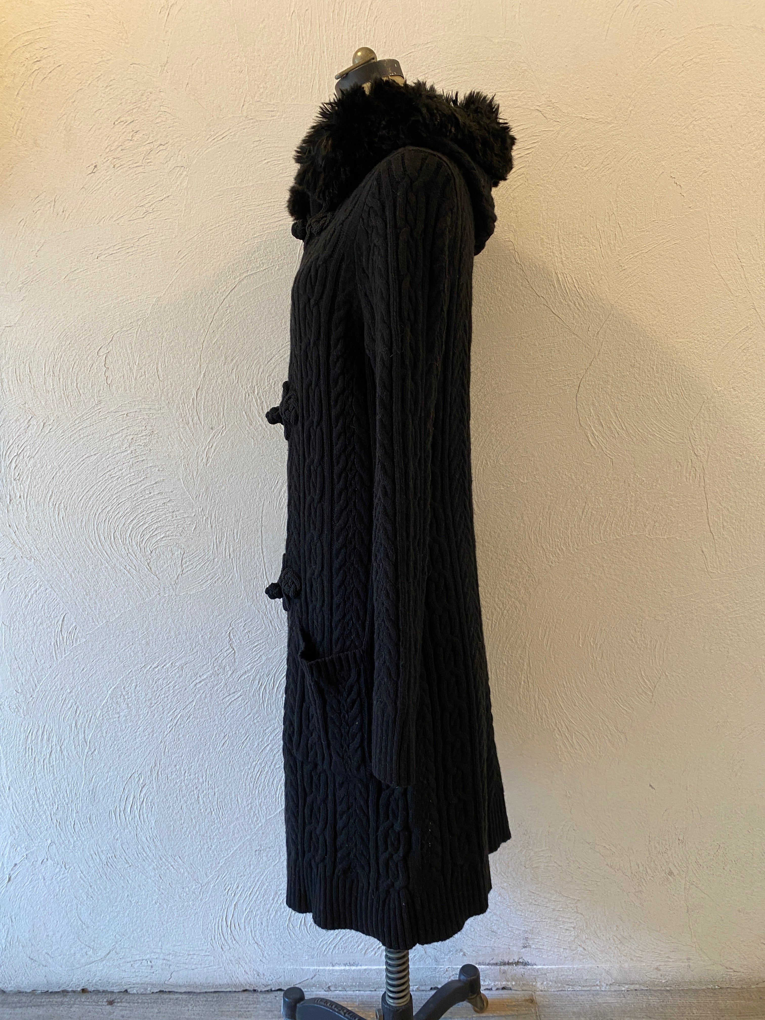 china long knit cardigan