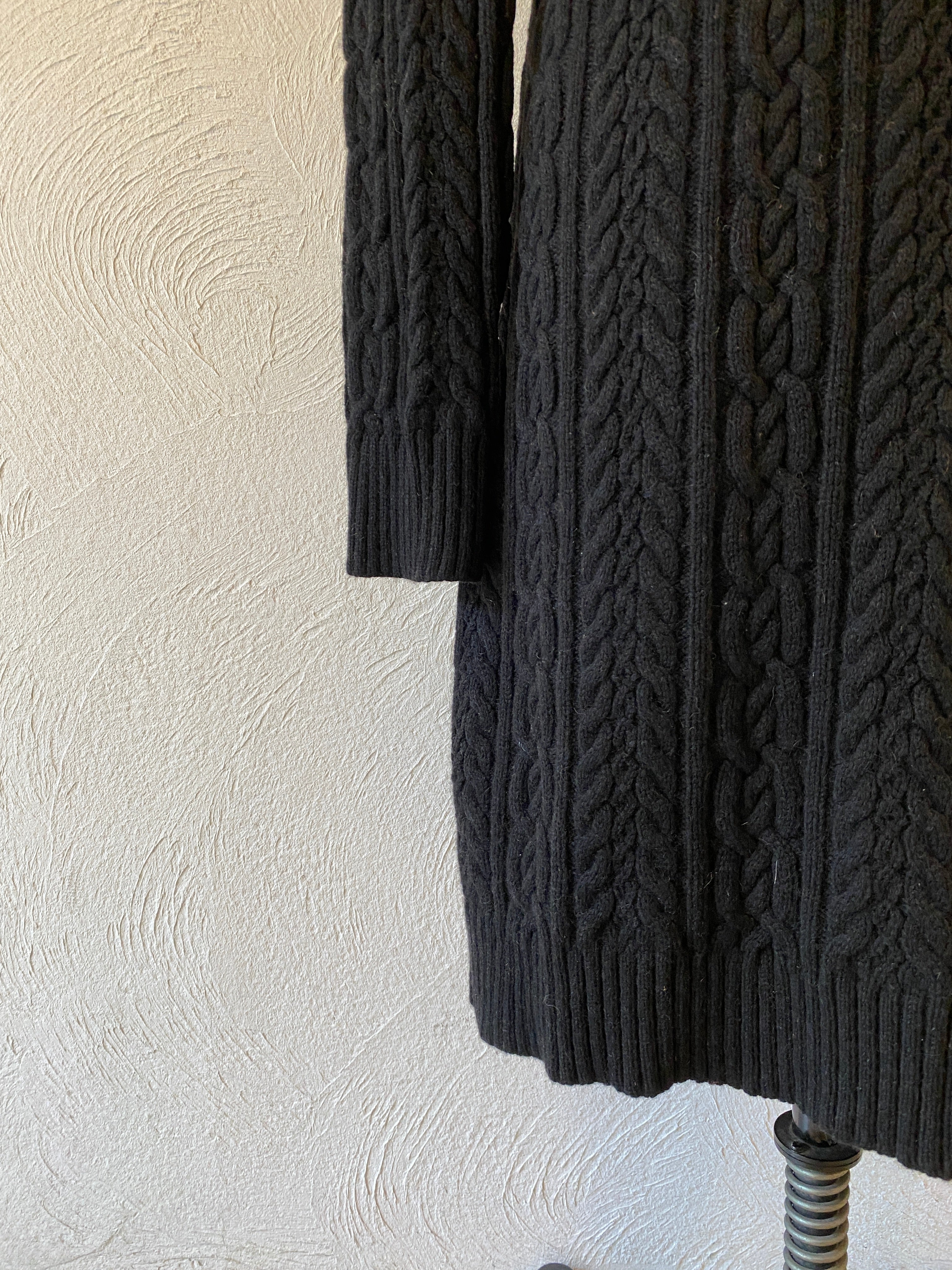 china long knit cardigan
