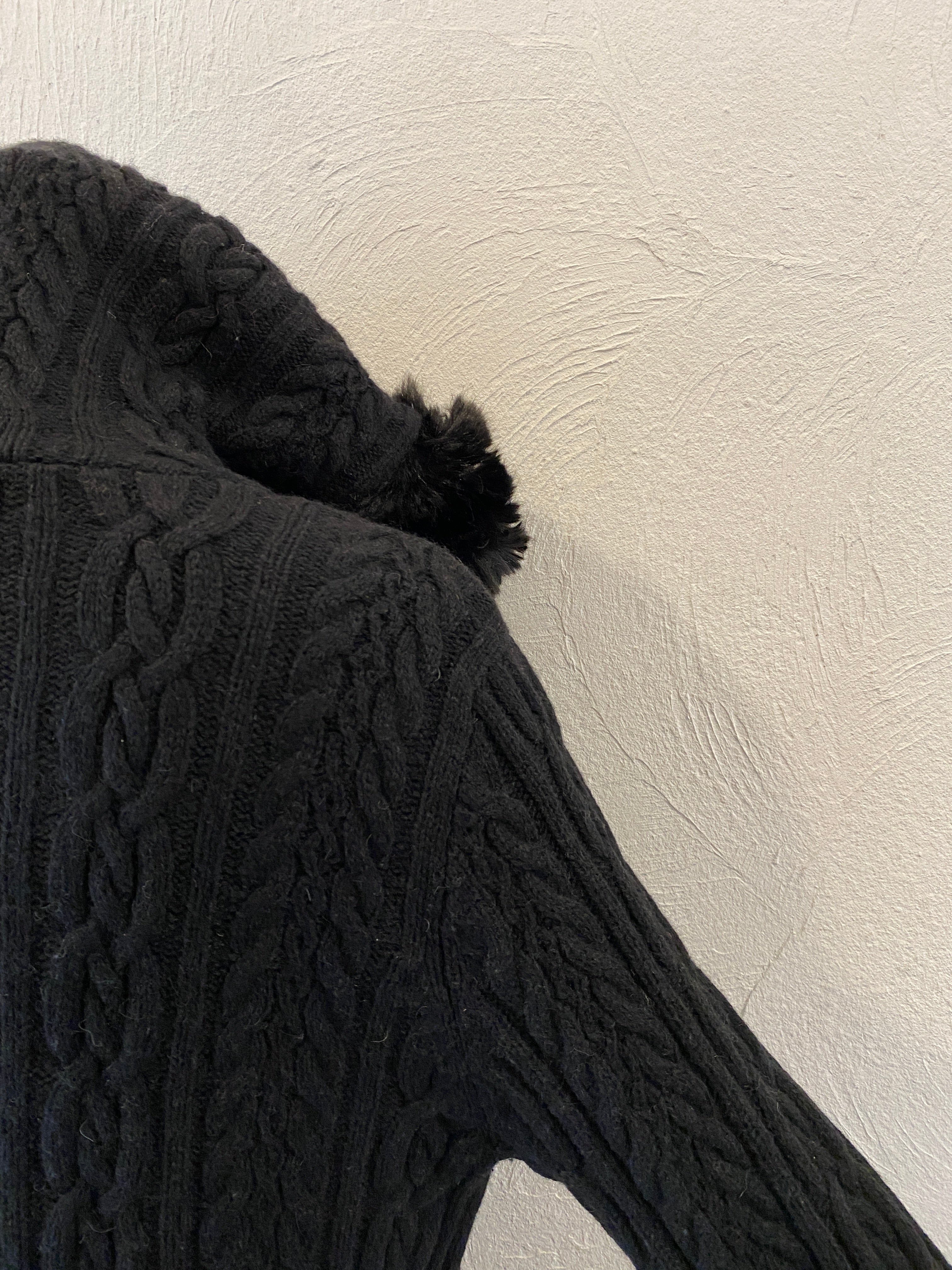 china long knit cardigan