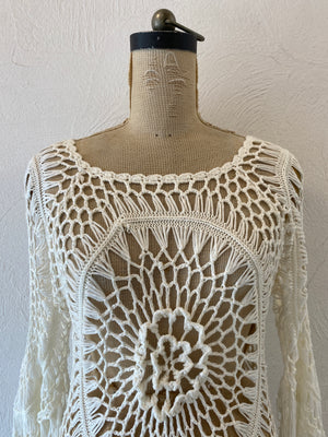 fringe knitting tops