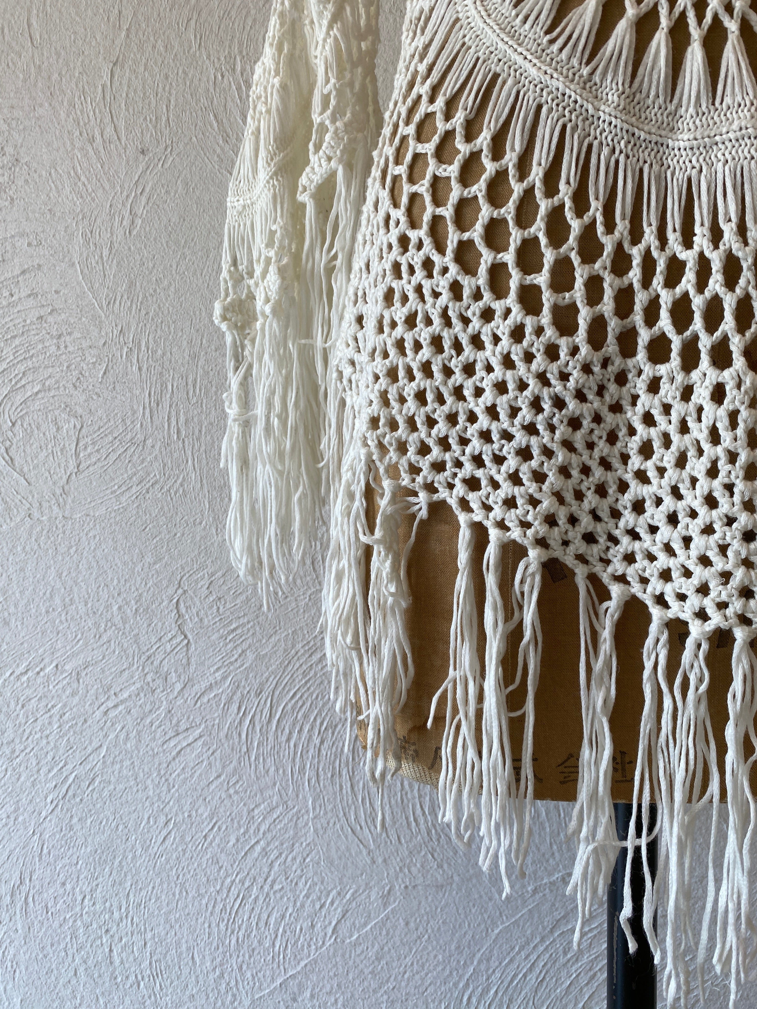 fringe knitting tops