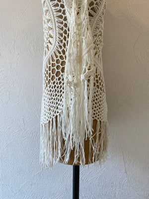 fringe knitting tops