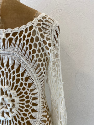 fringe knitting tops