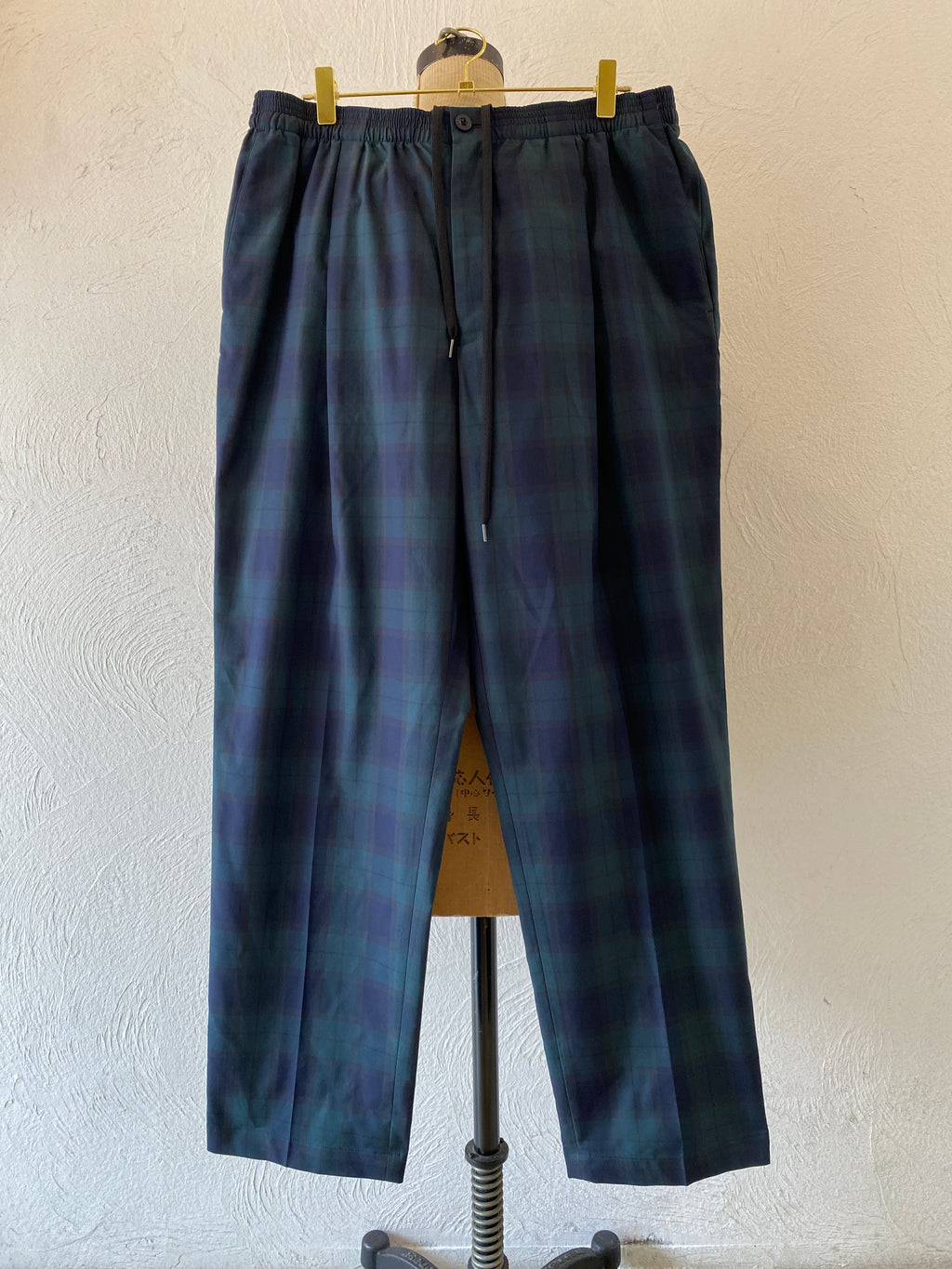 tartan check pants