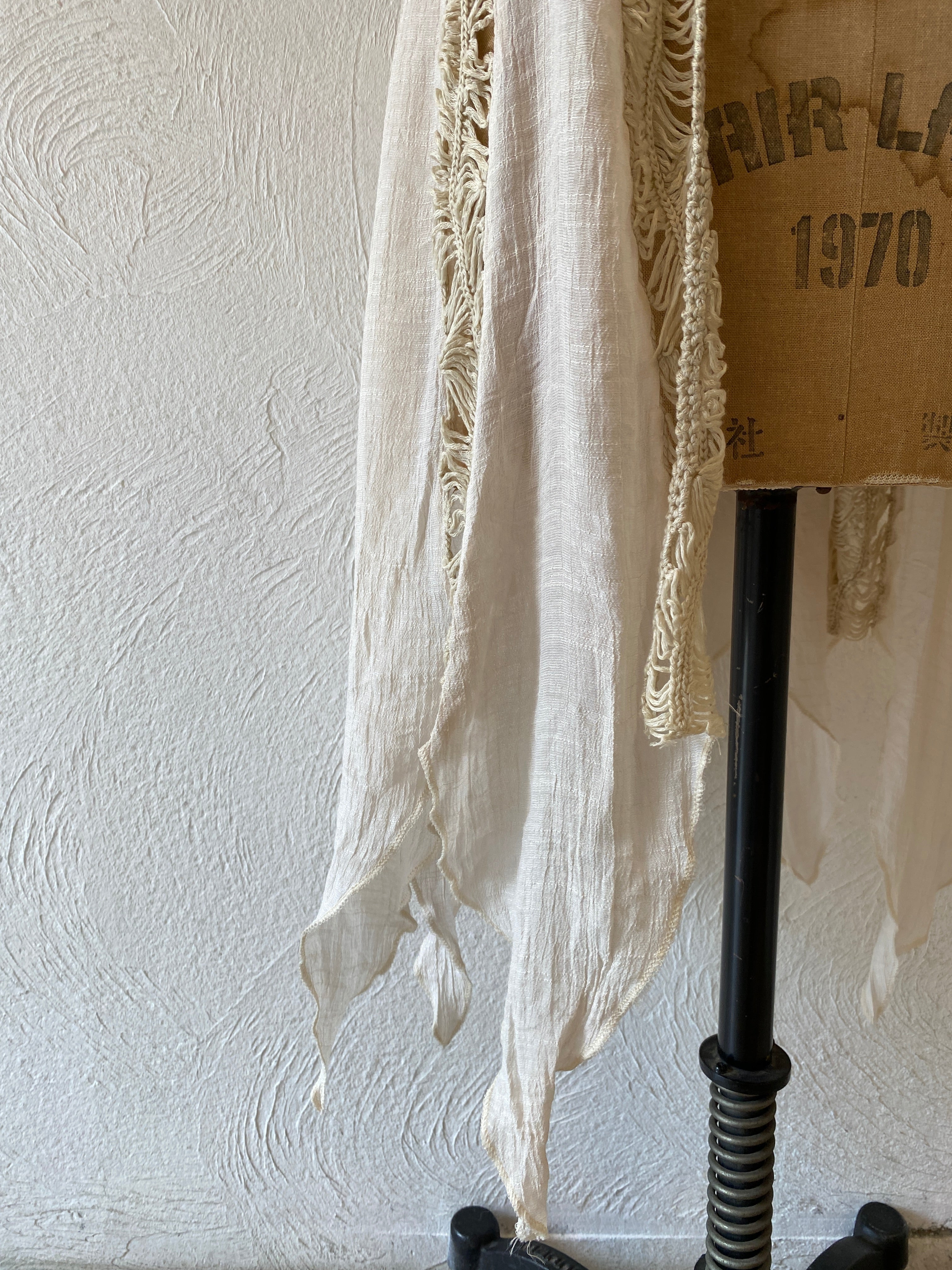 knitting flare vest
