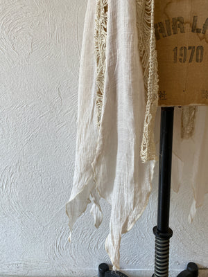 knitting flare vest