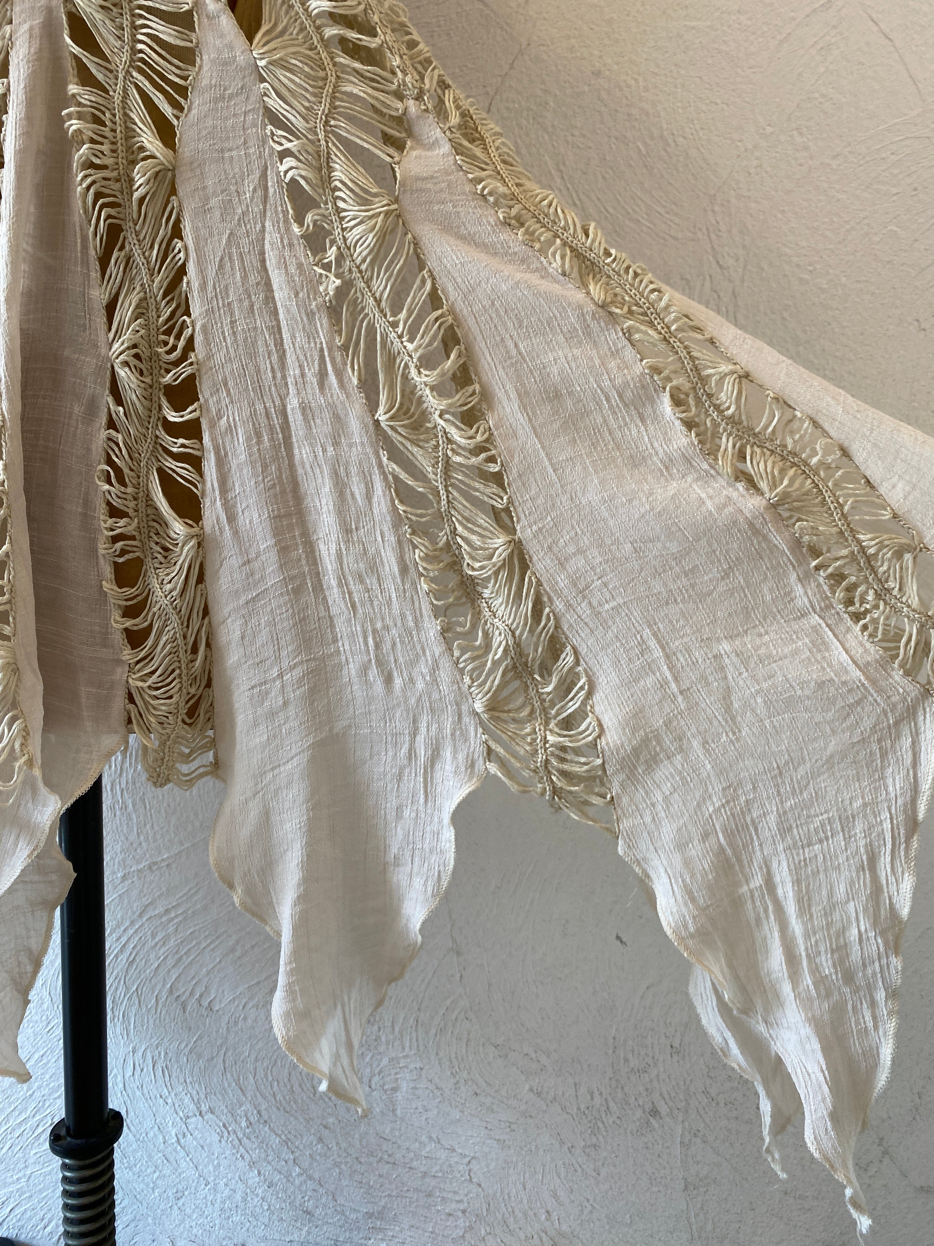 knitting flare vest