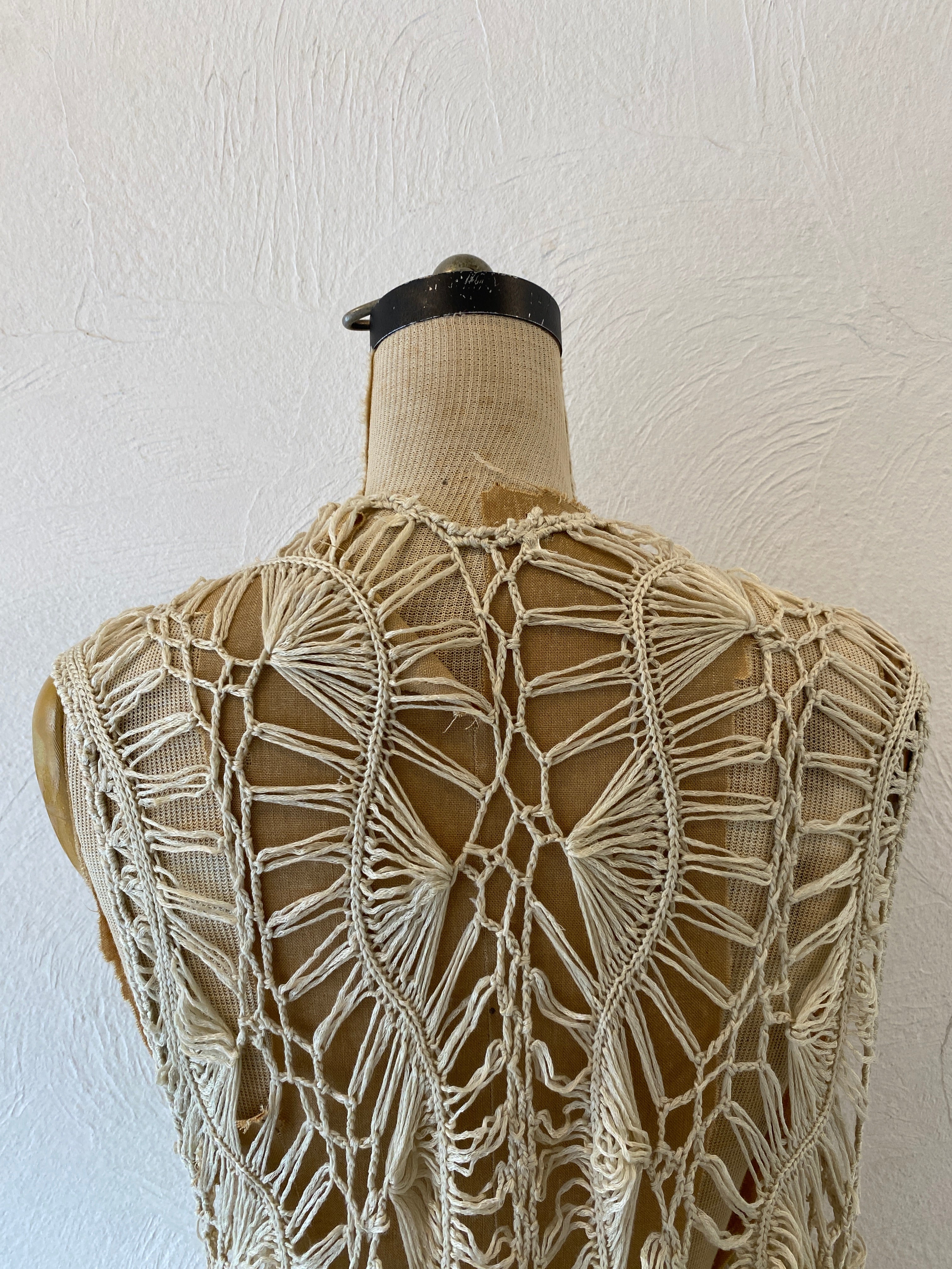 knitting flare vest
