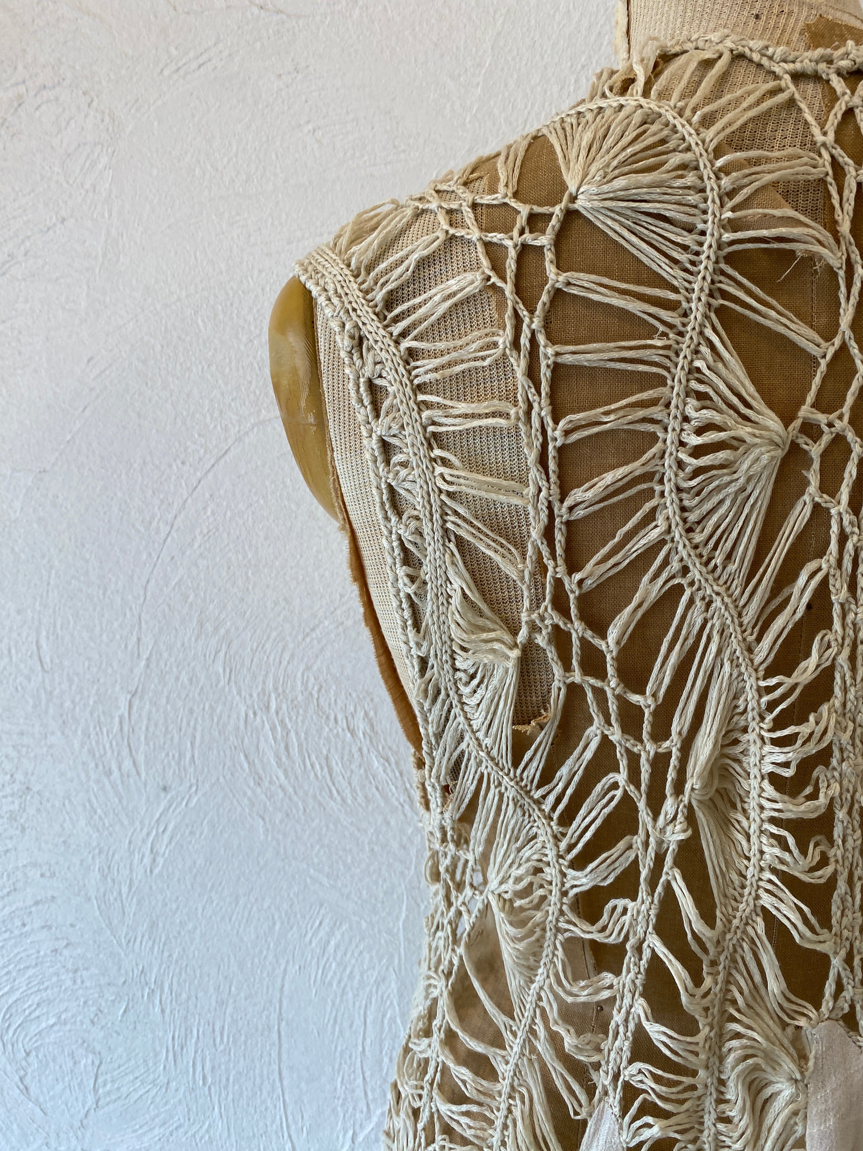 knitting flare vest