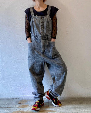 black denim all-in-one