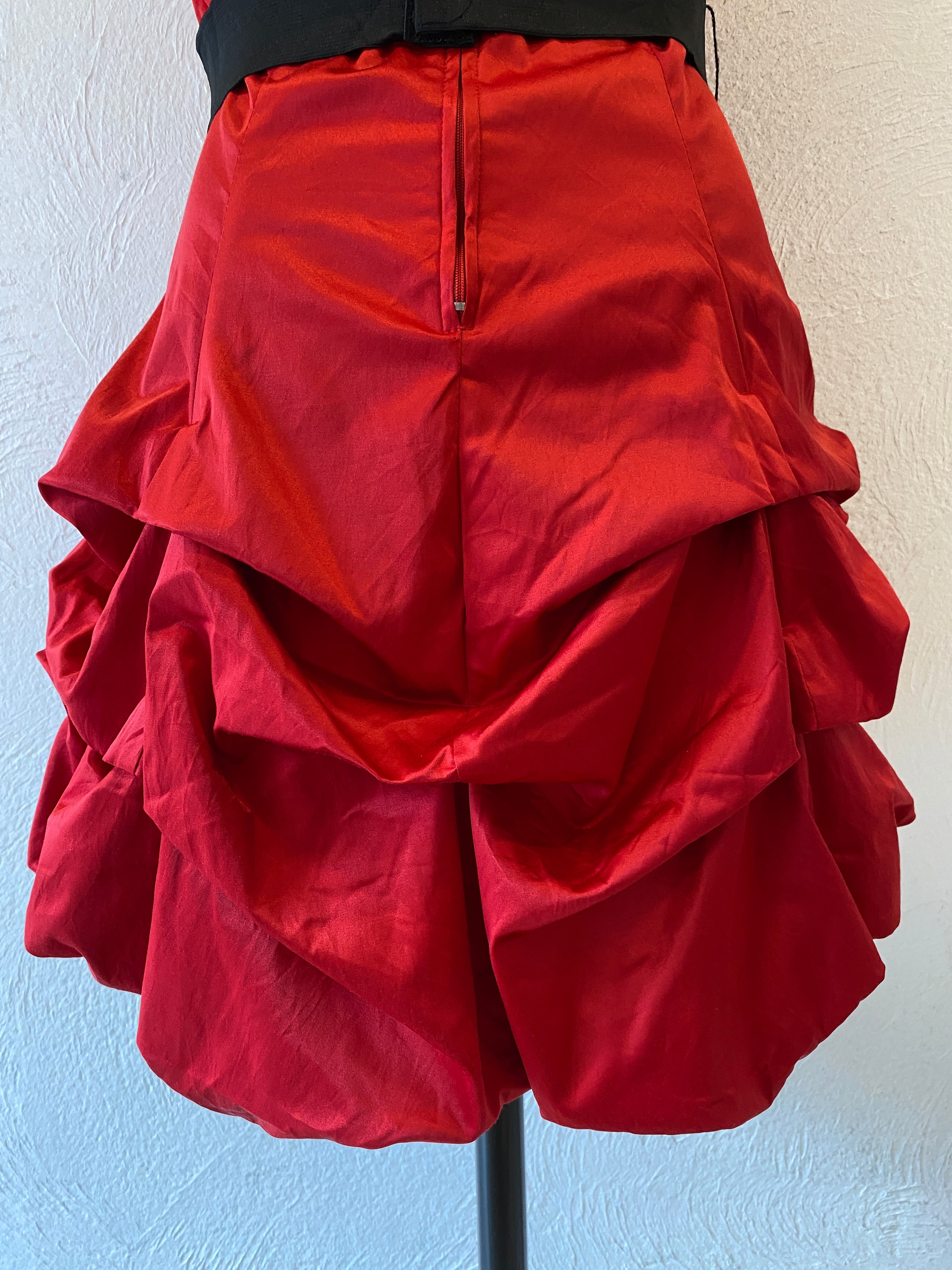 volume cocktail dress