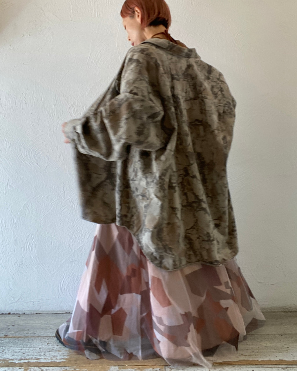 oversize camouflage shirt
