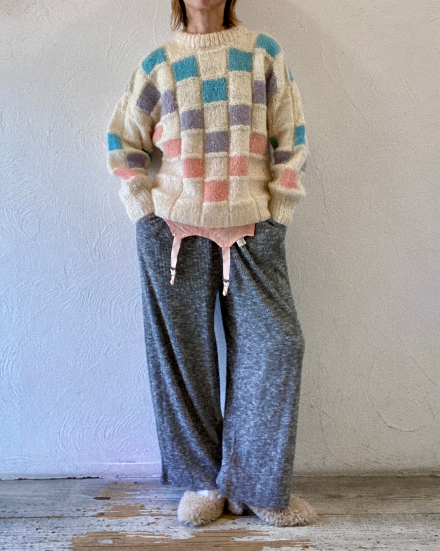 rib knit pants
