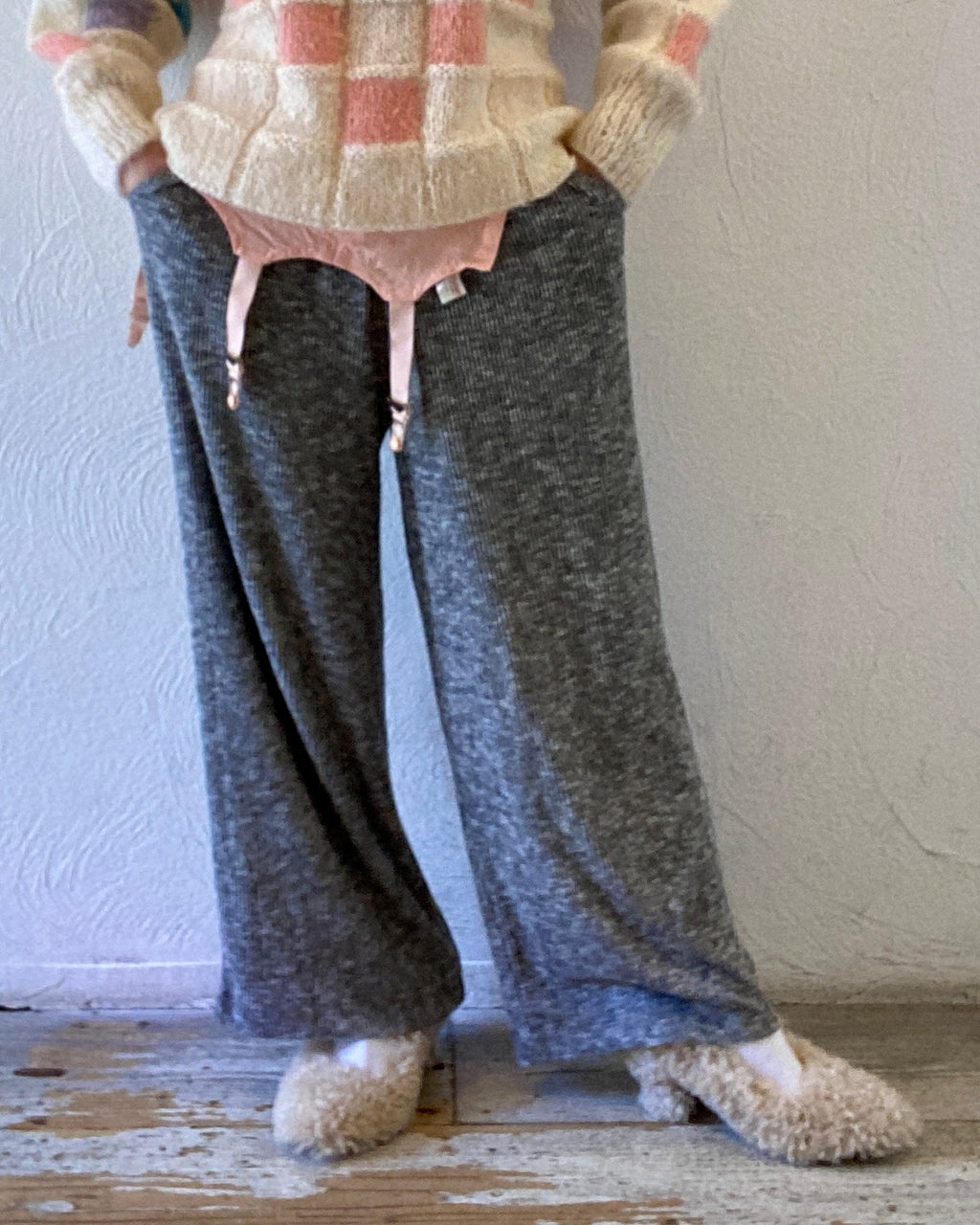 rib knit pants