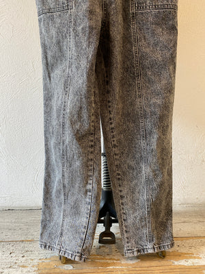 black denim all-in-one
