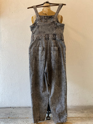 black denim all-in-one