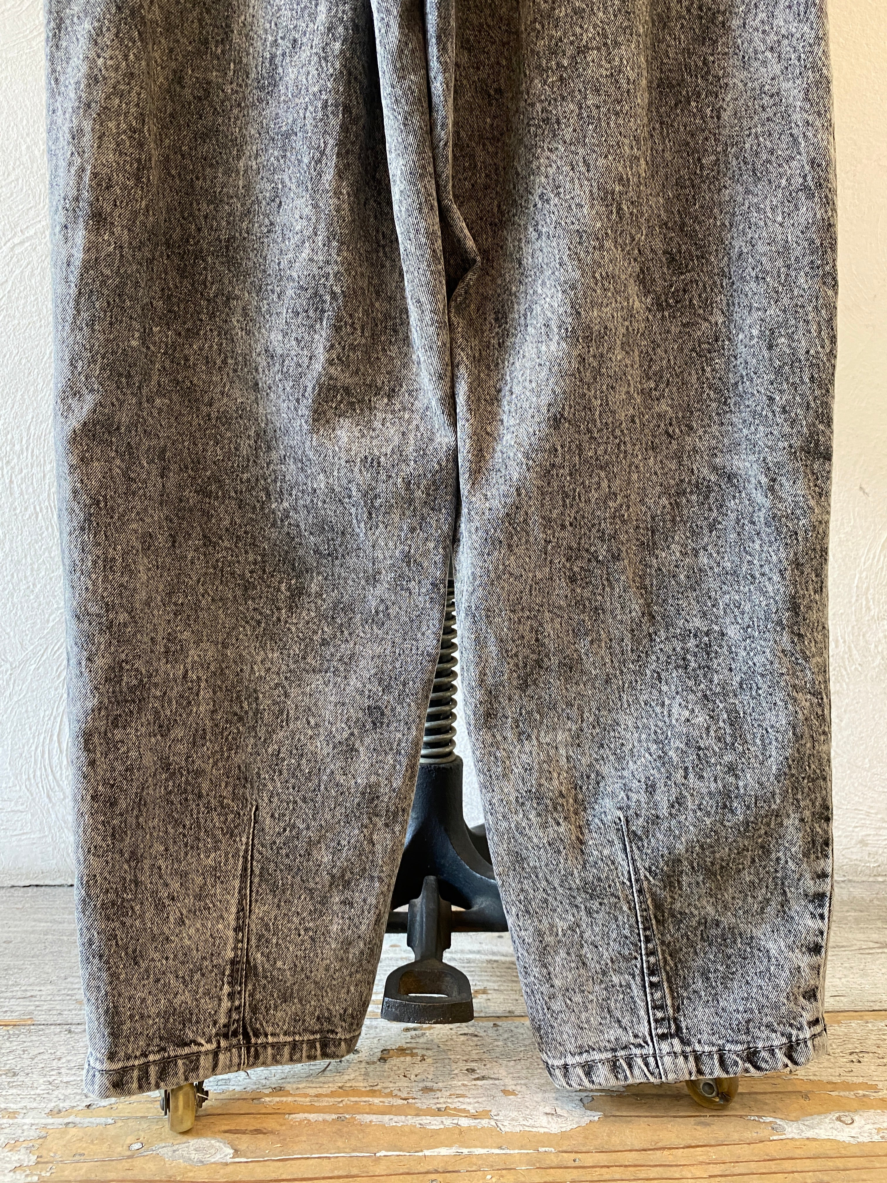black denim all-in-one
