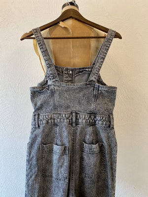 black denim all-in-one