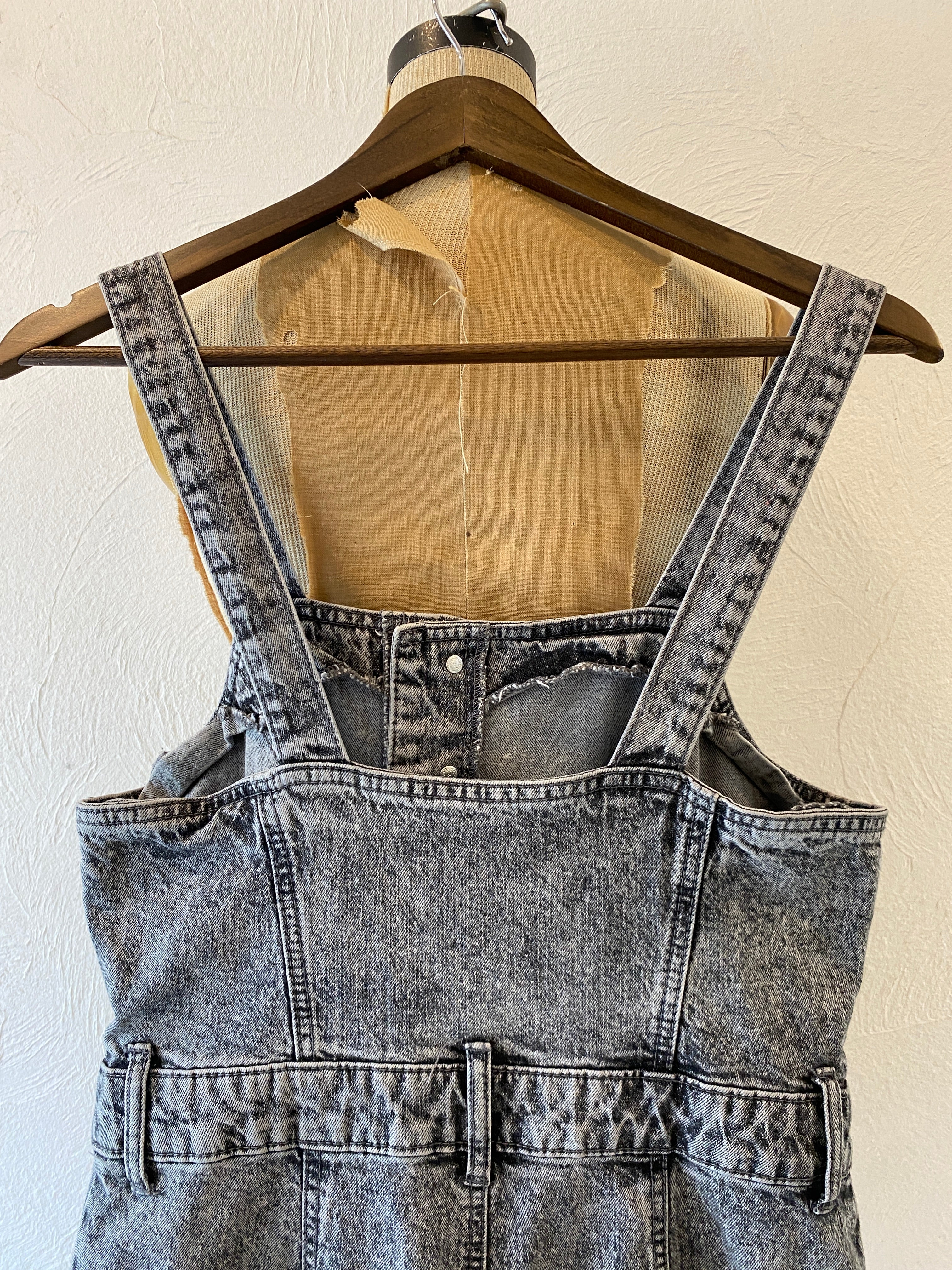 black denim all-in-one