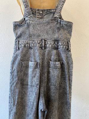 black denim all-in-one