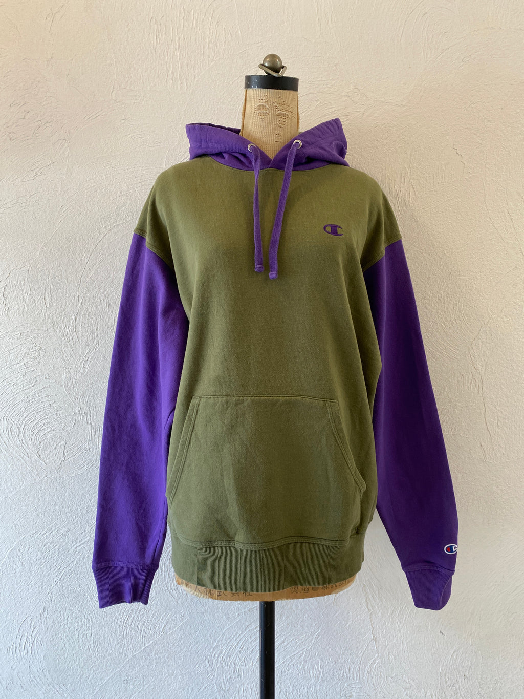 bi-color hoodie sweat