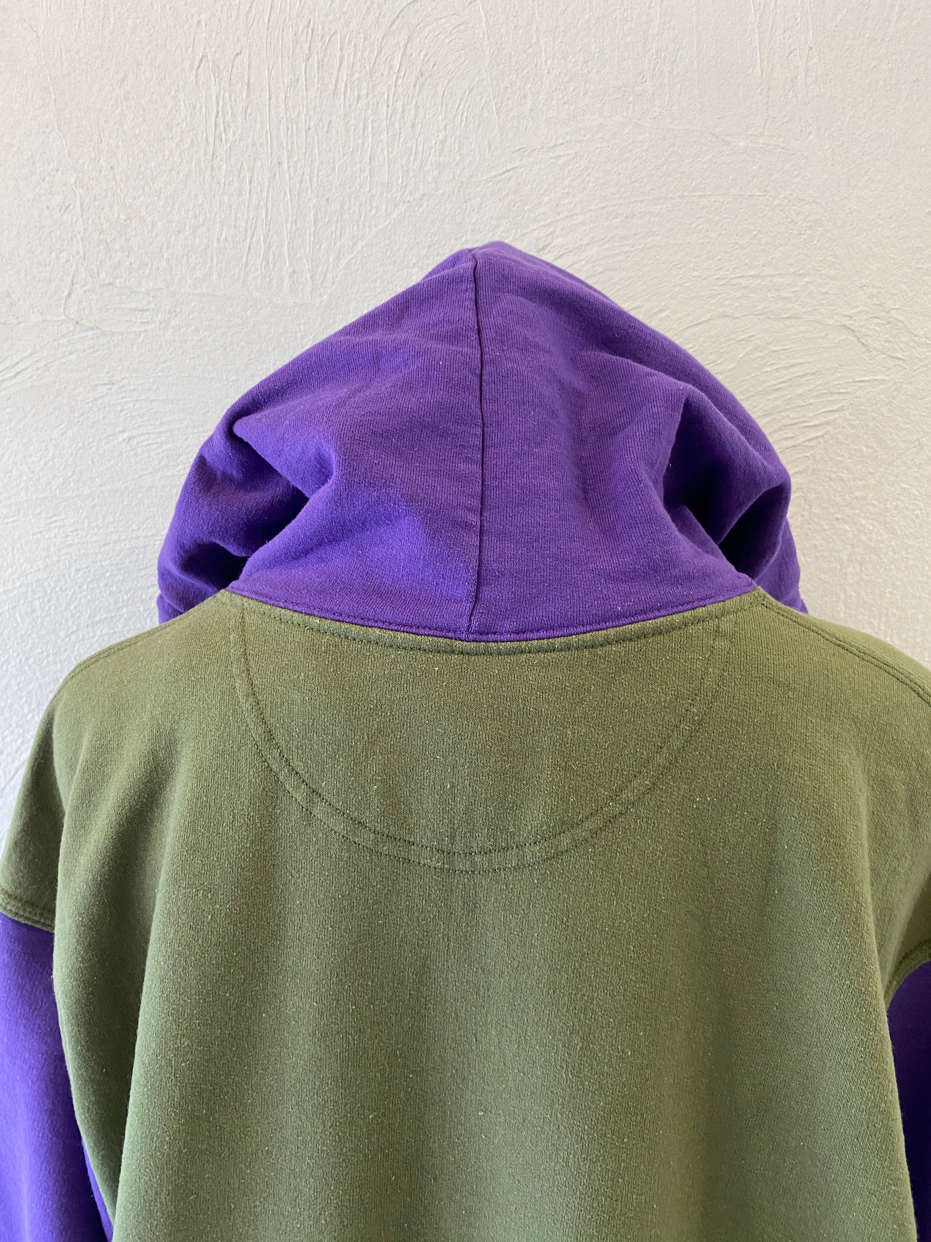 bi-color hoodie sweat