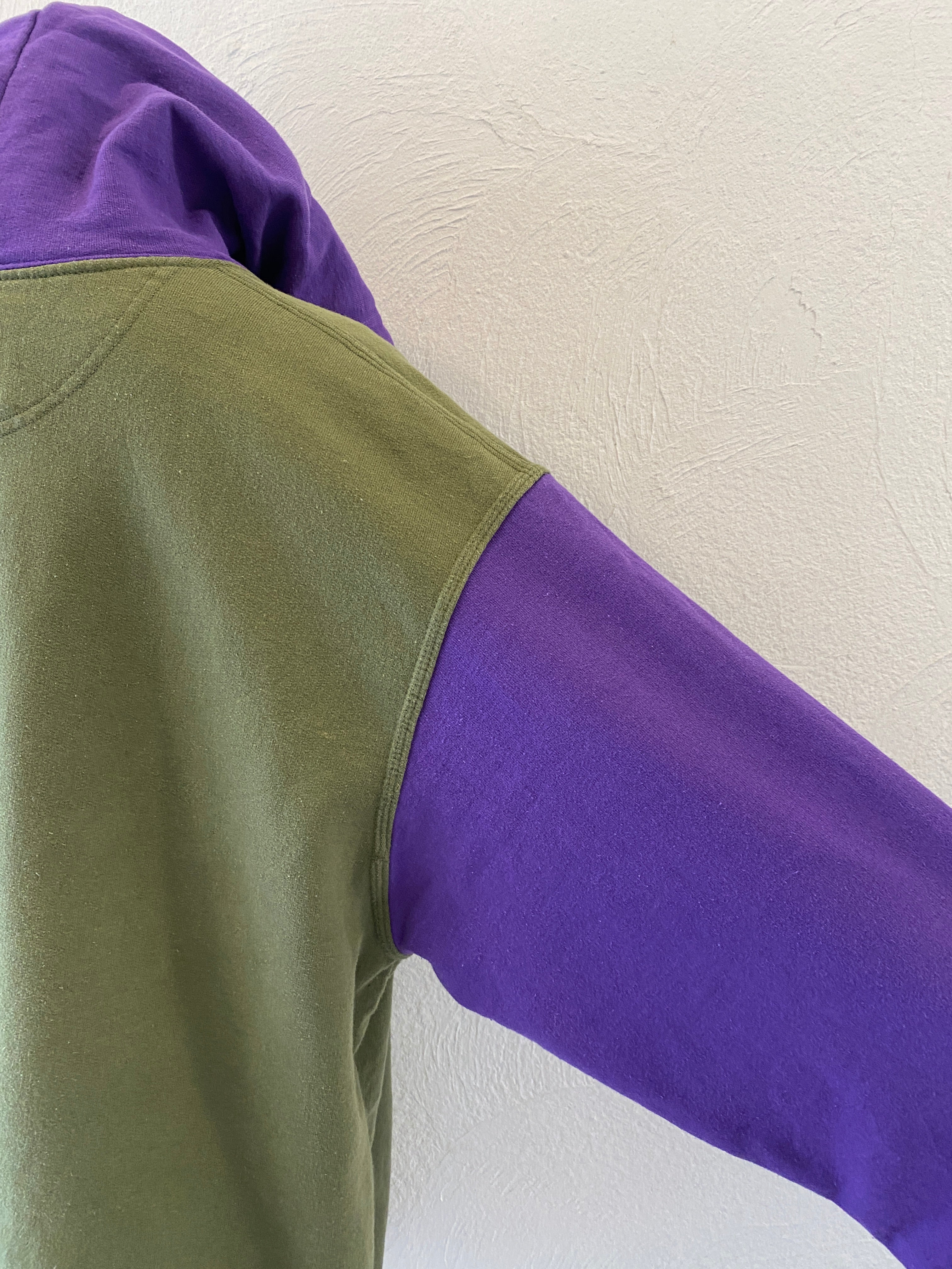 bi-color hoodie sweat